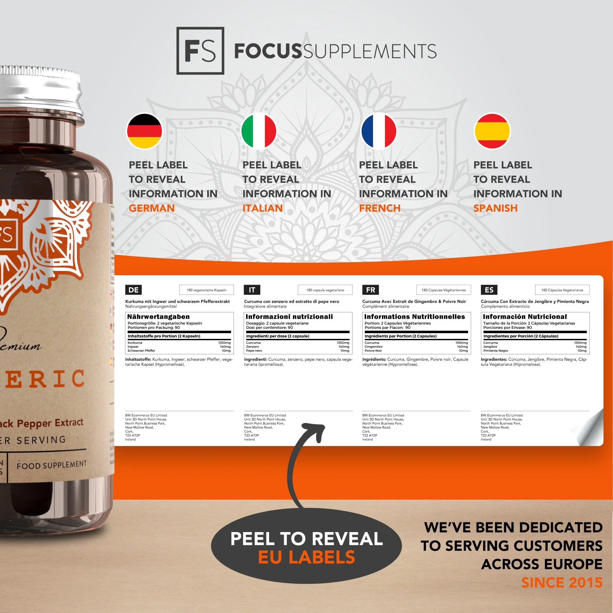 Turmeric, Ginger & Black Pepper Extract - Image 3